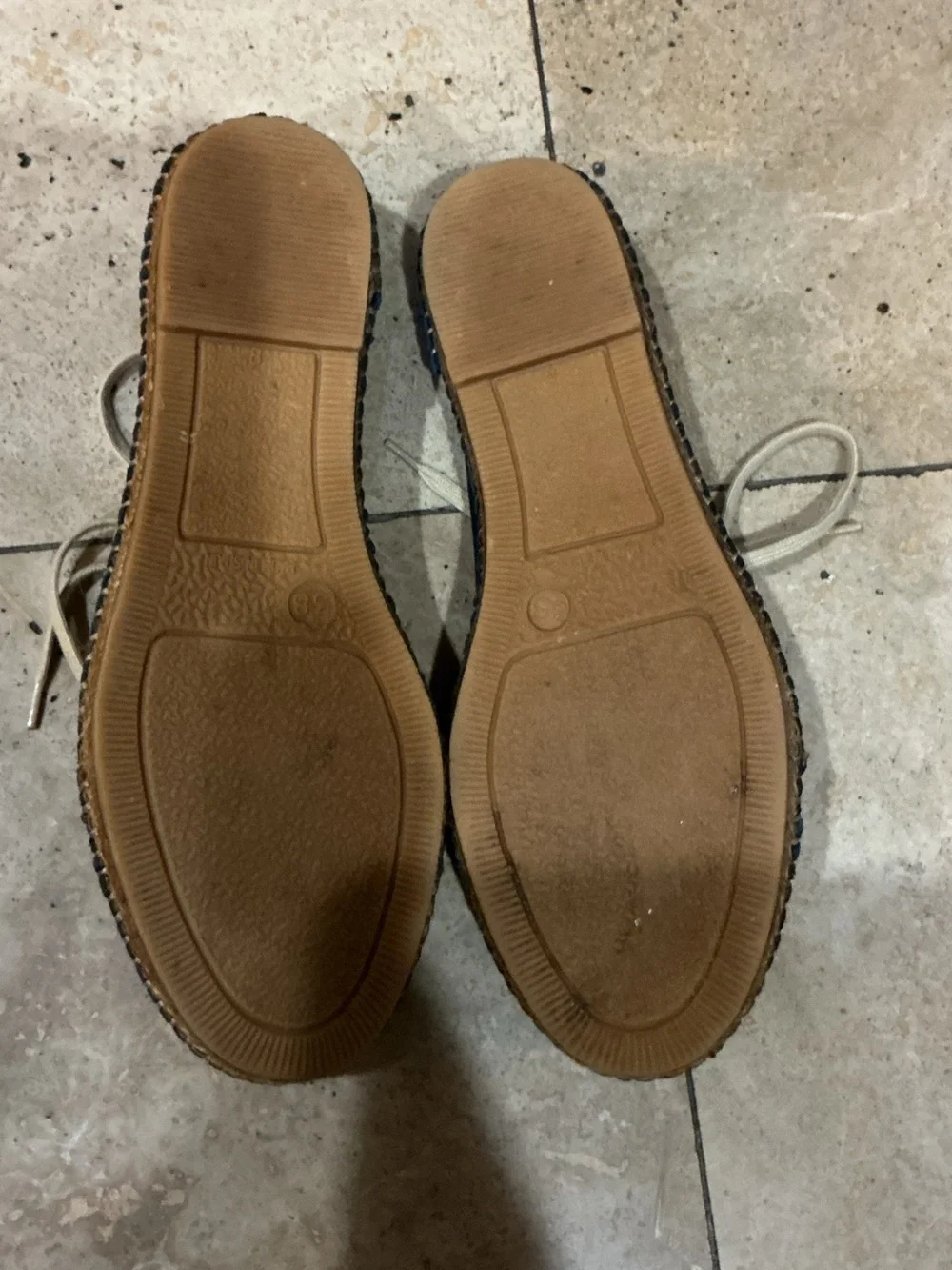 Chocolate Blu Navy Suede Lace-Up Espadrille Shoes